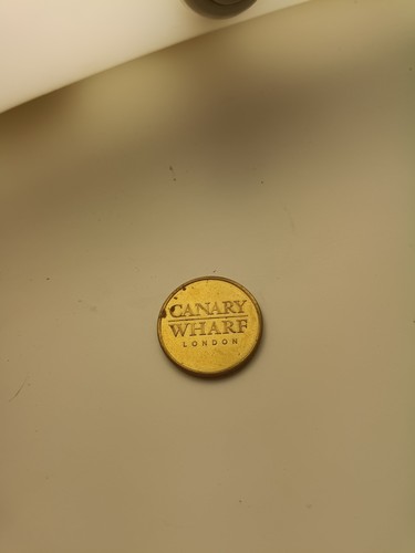 Canary wharf parking token - canary,