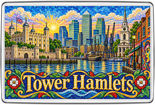Tower hamlets london mosaic - hamlets,