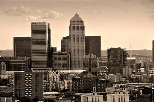 Canary wharf london - canary, docklands