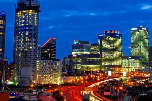 Canary wharf skyscrapers - canary,