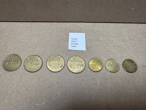 Canary wharf parking token - canary,