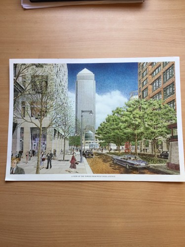 Canary wharf drawings 1990 7 - canary,
