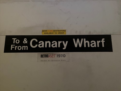 From canary wharf - to,