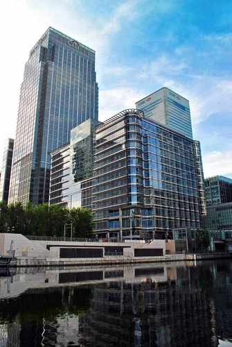 Canary wharf skyscrapers tower - wharf,