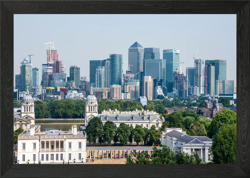 Canary wharf framed - canary, art