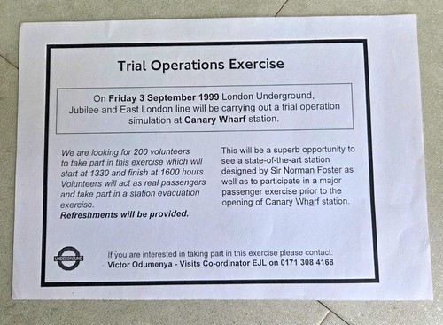 London underground canary - london,