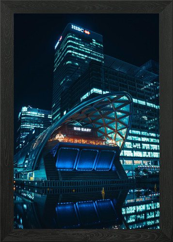 Canary wharf london night - canary,