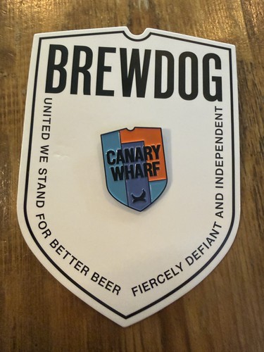 Brewdog canary wharf pin badge - pin,